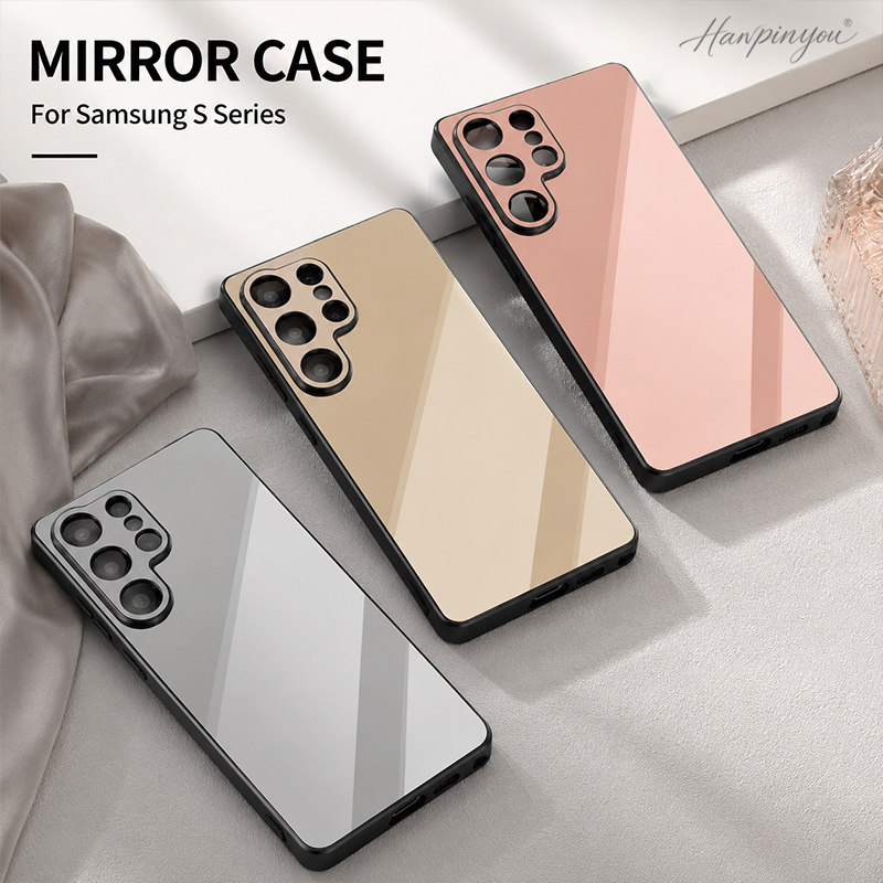 Luxury Skincare Products - Luxury Gold Silver Mirror Surface Case