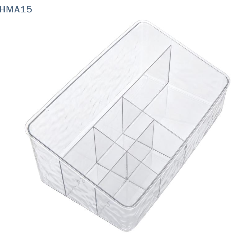 Luxury Skincare Tools - 【YA】6 Compartment Clear Cosmetic Storage Box