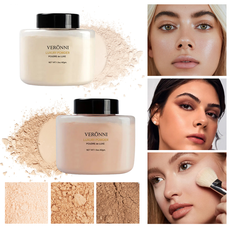 Luxury Skincare Tools - 6 Colors Luxury Powder, Women Face