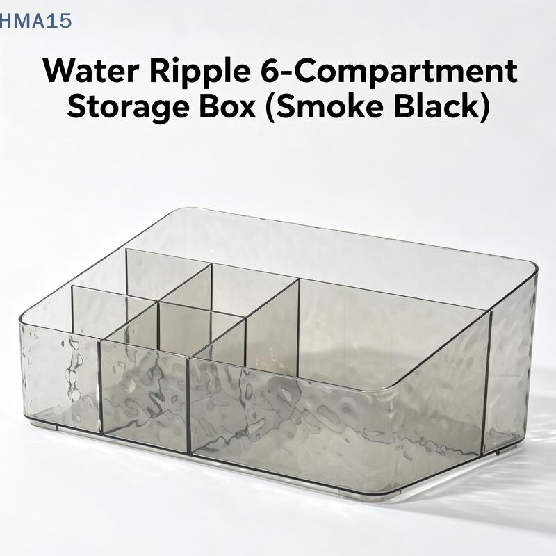 【YA】6 Compartment Clear Cosmet - Luxury Skincare Tools 评论和价格